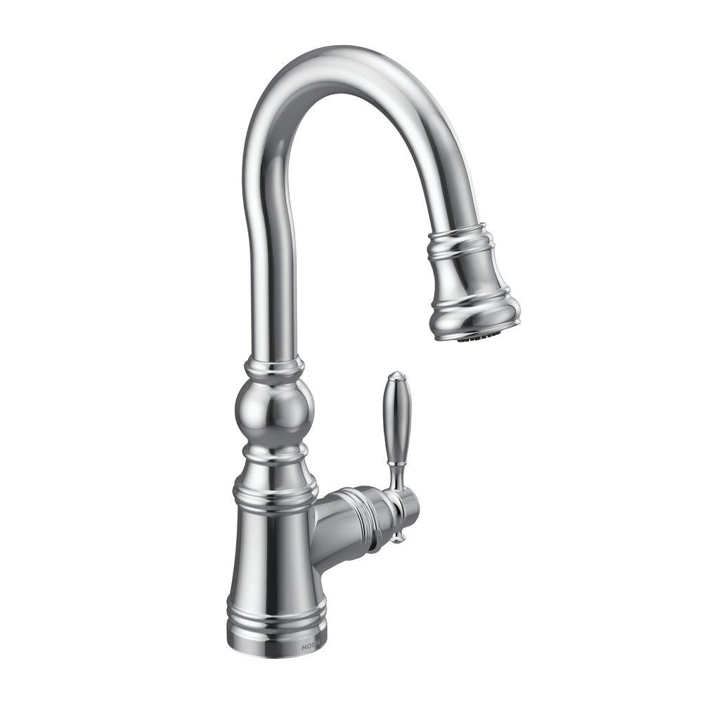 MOEN Moen S53004 Weymouth Single Handle Bar Faucet in Chrome