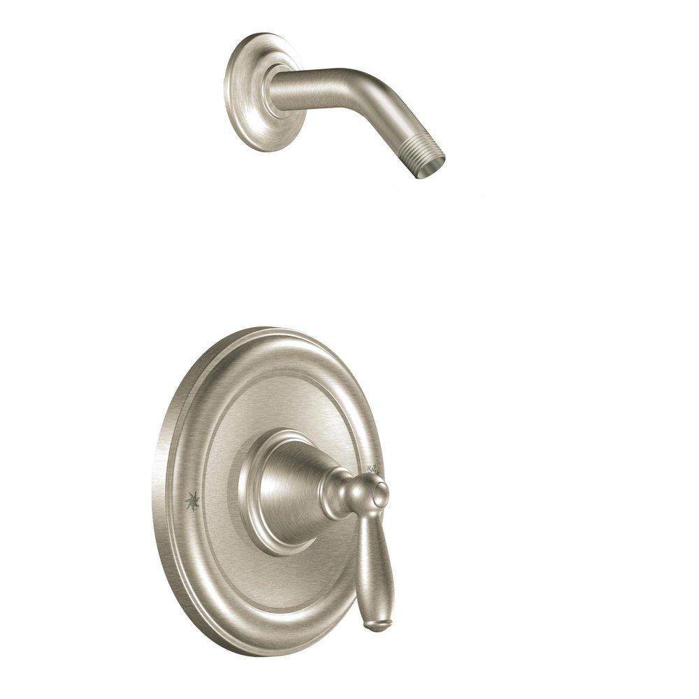 MOEN Moen T2152NHBN Brantford Single Handle Shower Faucet in Brushed Nickel (Trim Only)