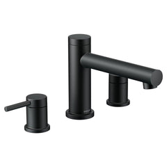 MOEN Moen T393BL Align Two Handle Roman Tub Faucet in Matte Black (Trim Only)