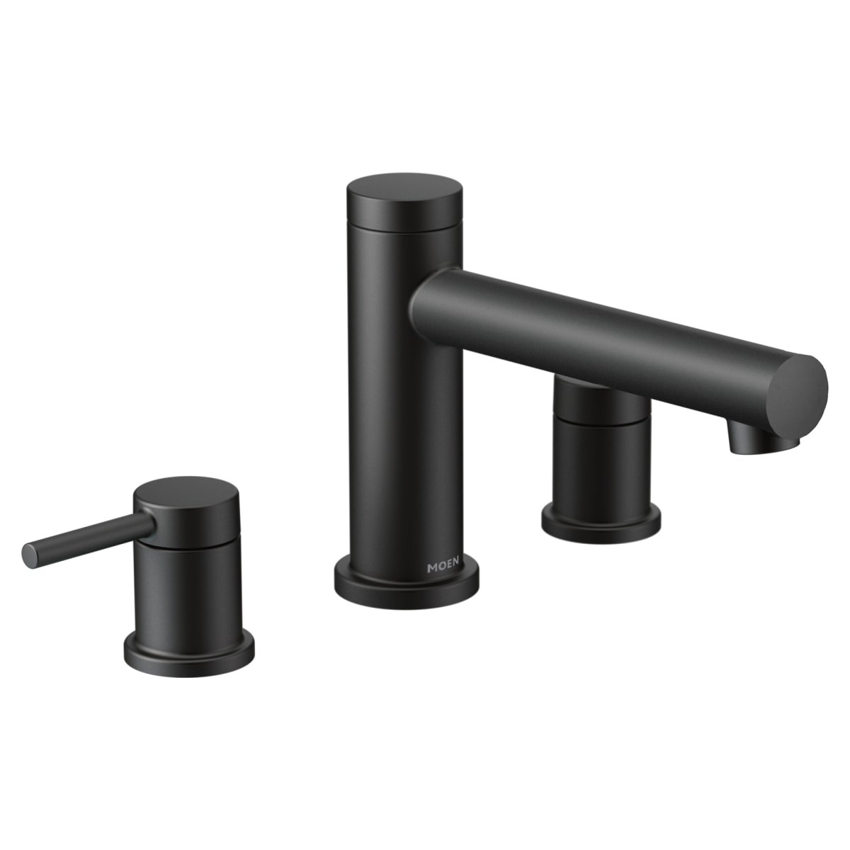MOEN Moen T393BL Align Two Handle Roman Tub Faucet in Matte Black (Trim Only)