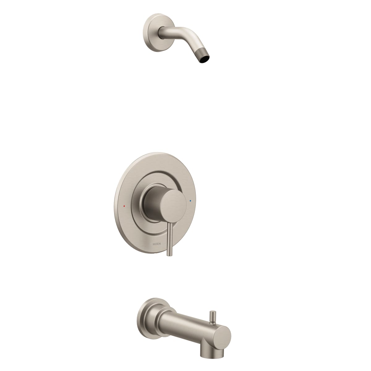 MOEN Moen T2193NHBN Align Single Handle Bathtub & Shower Faucet in Brushed Nickel (Trim Only)