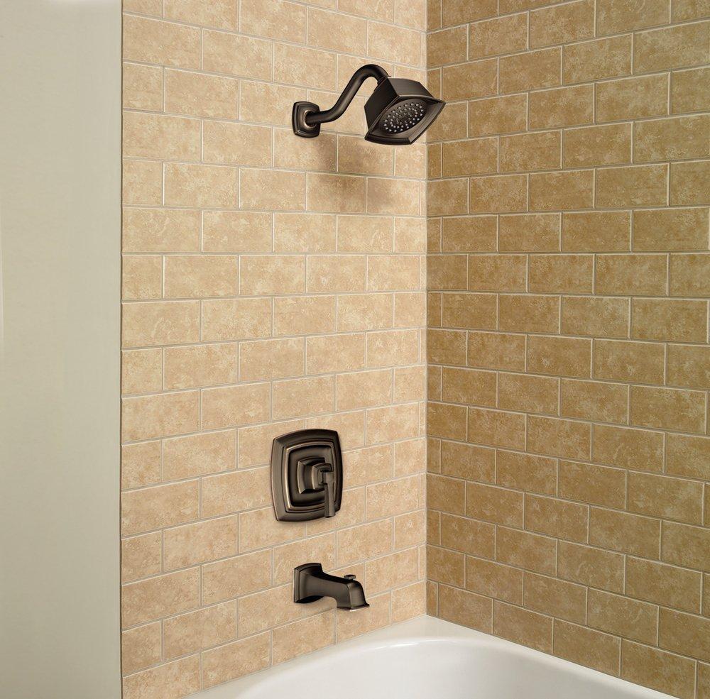 MOEN Moen T2162EPBRB Boardwalk One Handle Single Function Shower Faucet in Mediterranean Bronze (Trim Only)