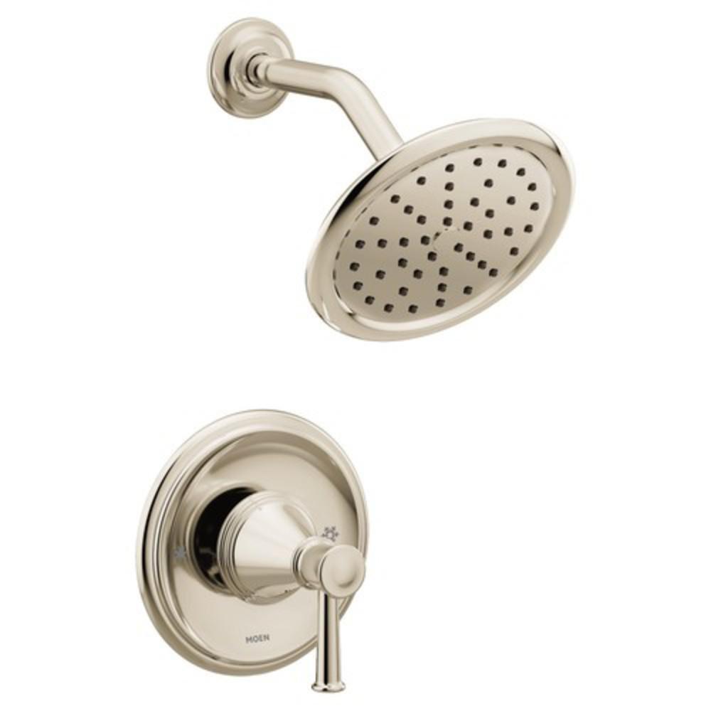 MOEN Moen T2312EPNL Belfield One Handle Single Function Shower Faucet in Polished Nickel (Trim Only)