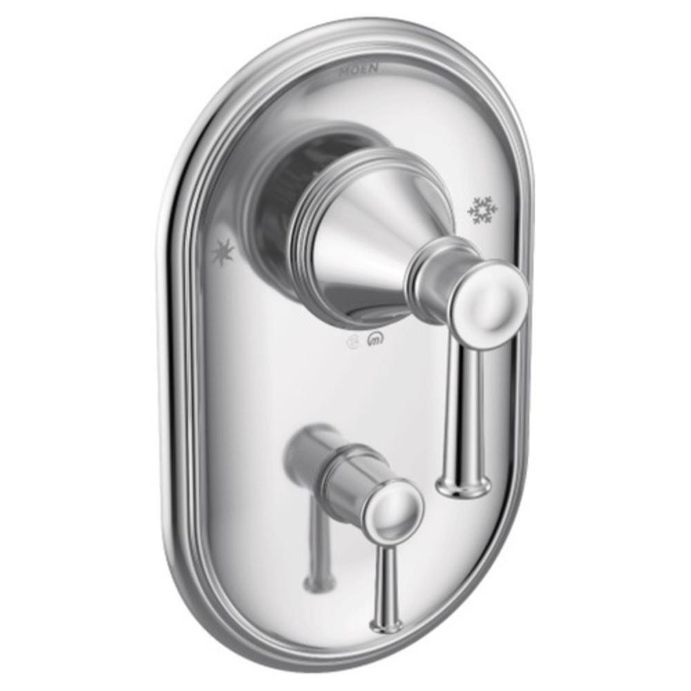 MOEN Moen T2310 Belfield Two Handle Pressure Balancing Valve Trim in Polished Chrome