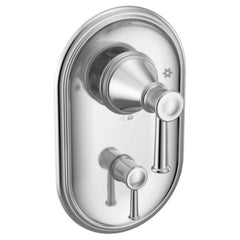 MOEN Moen T2310 Belfield Two Handle Pressure Balancing Valve Trim in Polished Chrome