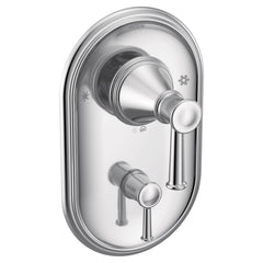 MOEN Moen T2310 Belfield Two Handle Pressure Balancing Valve Trim in Polished Chrome