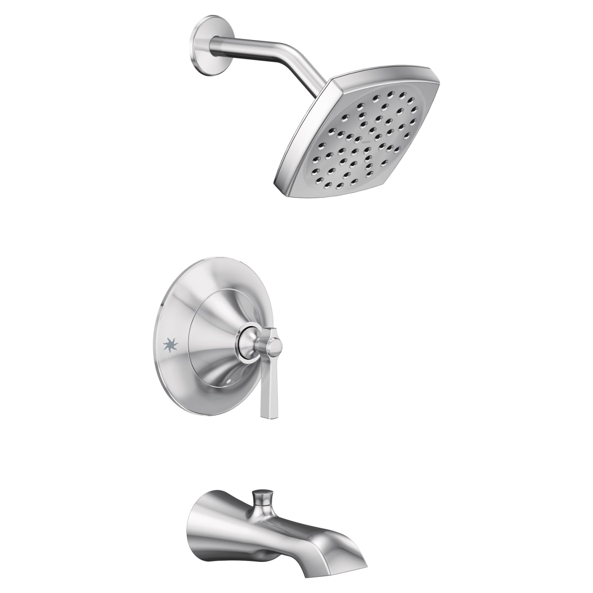 MOEN Moen TS2913 Flara Single Handle Bathtub & Shower Faucet in Polished Chrome (Trim Only)