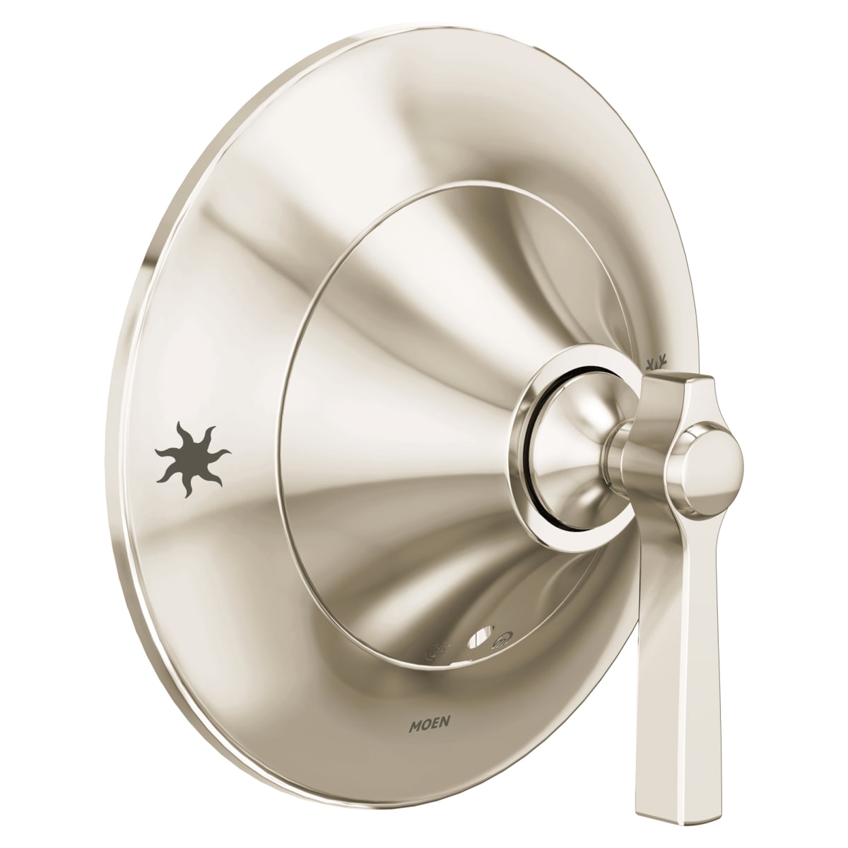 MOEN Moen TS2911NL Flara Single Handle Pressure Balancing Valve Trim in Polished Nickel