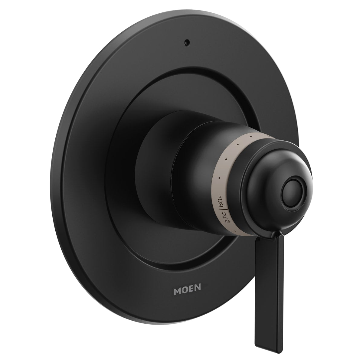 MOEN Moen T4621BL Cia Single Handle Thermostatic Valve Trim in Matte Black