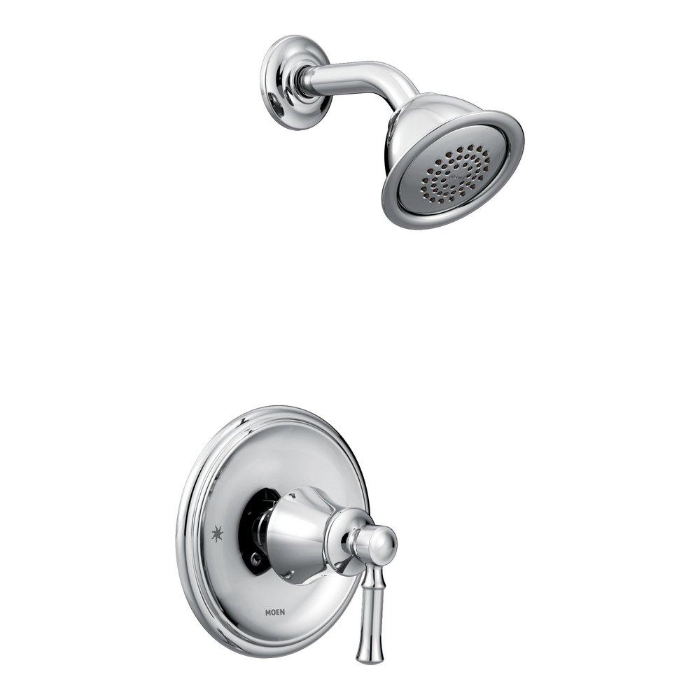 MOEN Moen T62182 Dartmoor One Handle Single Function Shower Faucet in Polished Chrome (Trim Only)