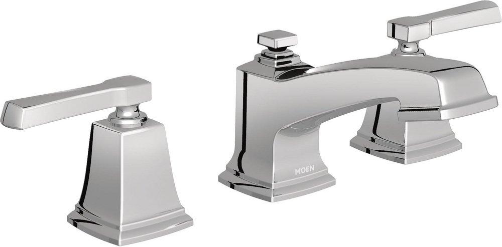 MOEN Moen T6220 Boardwalk Two Handle Widespread Bathroom Sink Faucet in Chrome