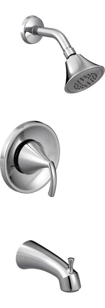 MOEN Moen T62743 Glyde One Handle Single Function Bathtub & Shower Faucet in Polished Chrome (Trim Only)