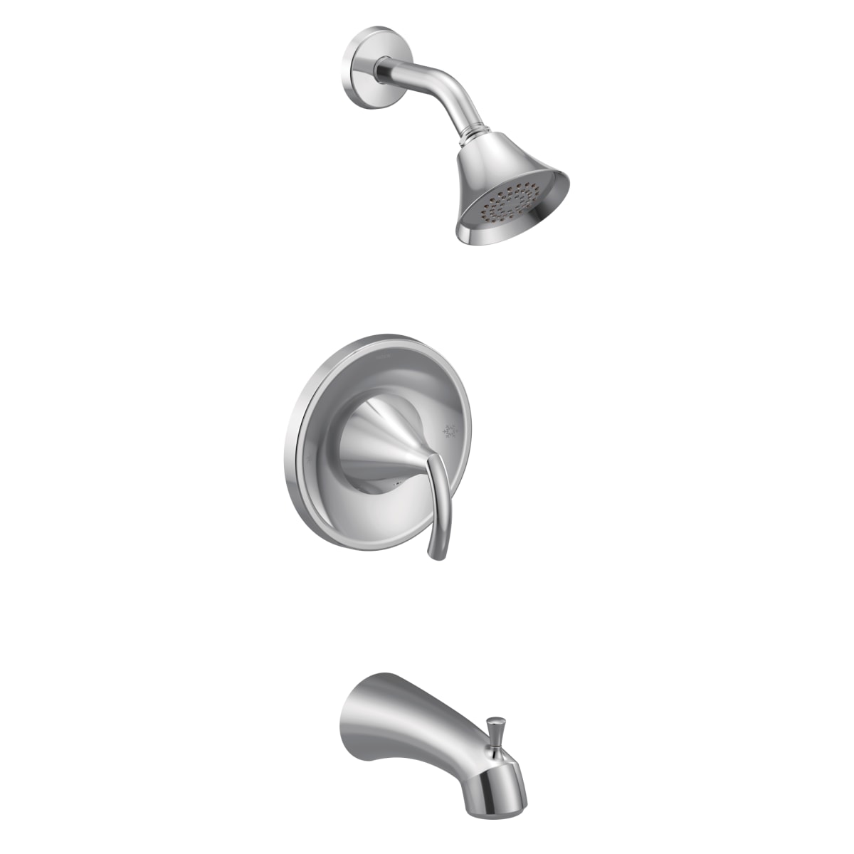 MOEN Moen T62743 Glyde One Handle Single Function Bathtub & Shower Faucet in Polished Chrome (Trim Only)