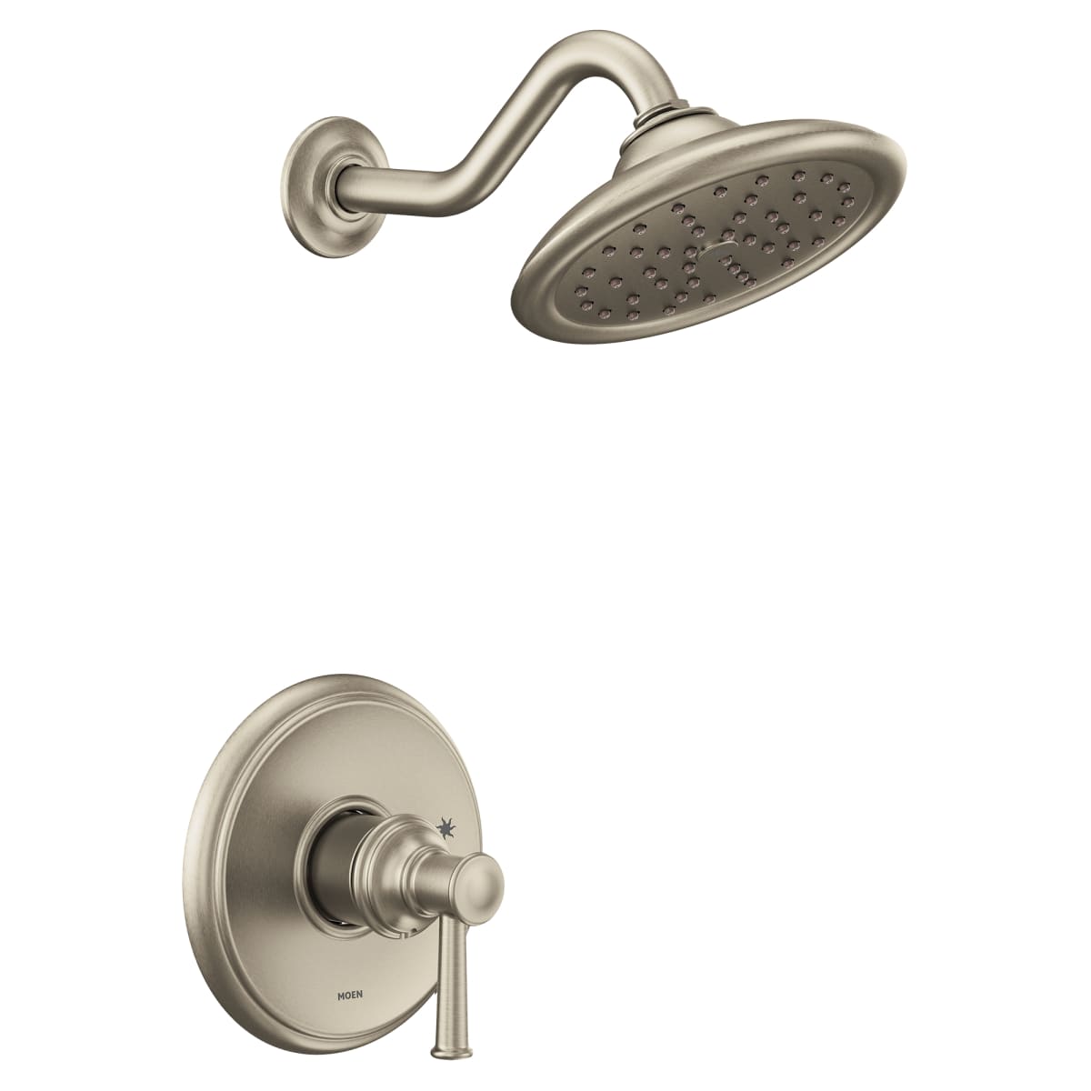 MOEN Moen UT2312EPBN M-Core 2-Series Eco Performance 1-Handle Shower Trim Kit in Brushed Nickel
