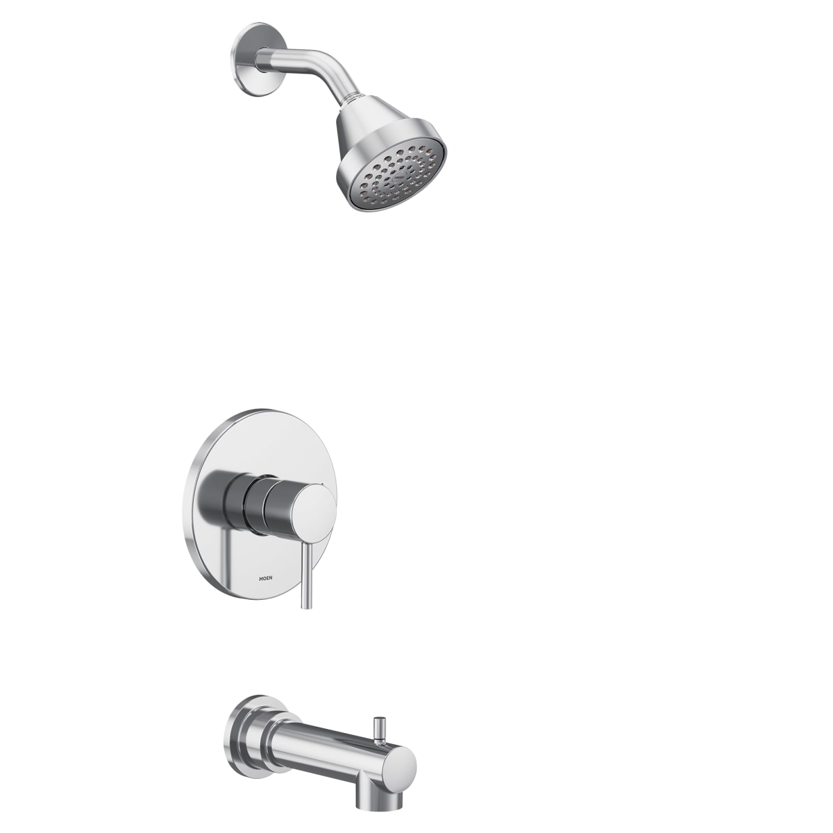 MOEN Moen UT2193EP Align One Handle Single Function Bathtub & Shower Faucet in Chrome (Trim Only)