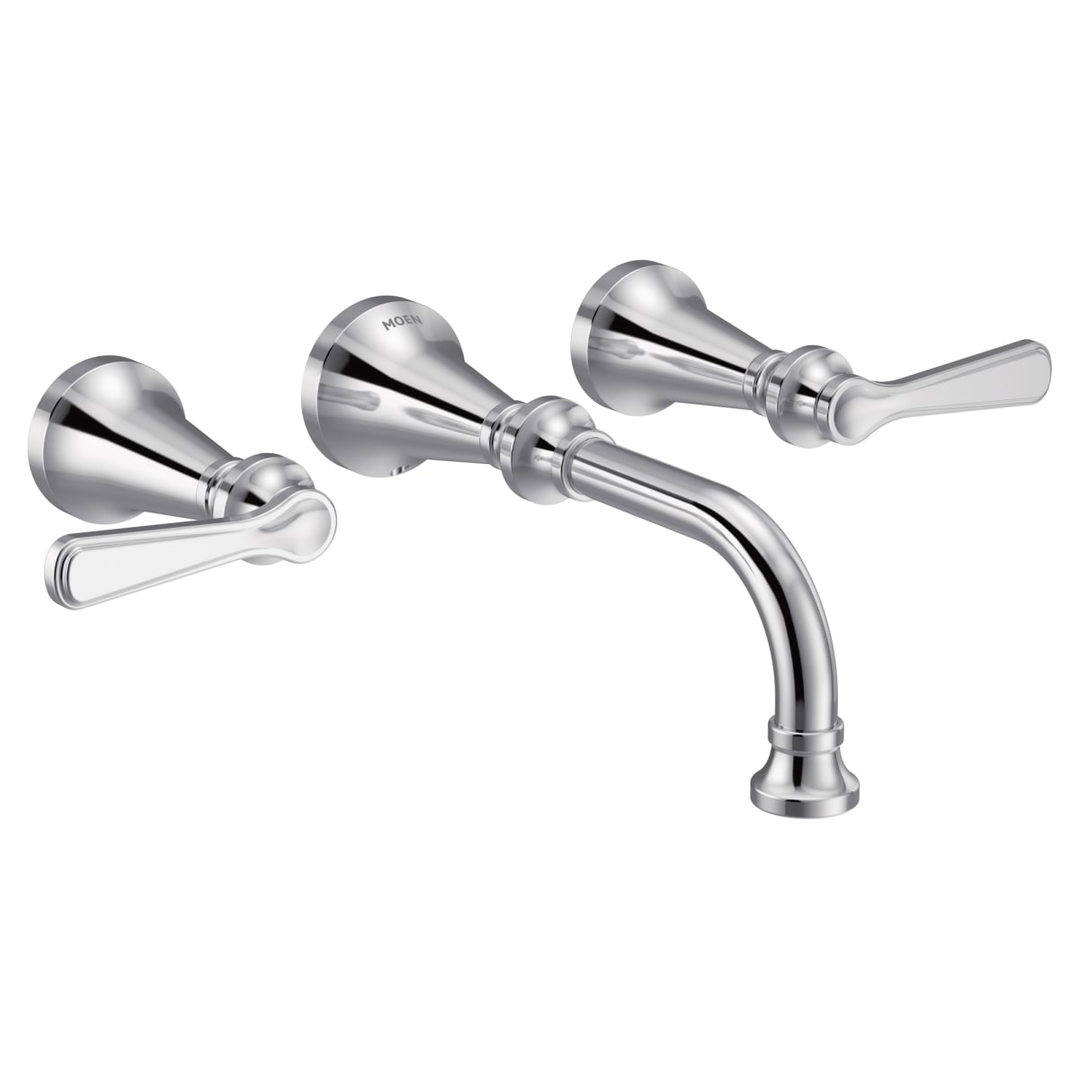 MOEN Moen TS44104 Colinet Traditional Lever Handle Wall Mount Bathroom Faucet Trim