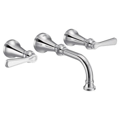 MOEN Moen TS44104 Colinet Traditional Lever Handle Wall Mount Bathroom Faucet Trim