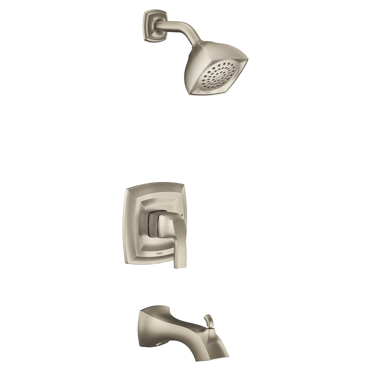 MOEN Moen UT2693EPBN Voss One Handle Single Function Bathtub & Shower Faucet in Brushed Nickel (Trim Only)