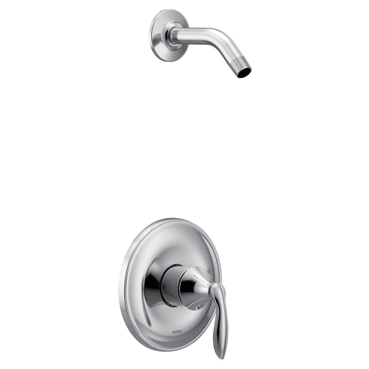 MOEN Moen UT2132NH Eva M-CORE 2-Series 1-Handle Shower Trim Kit in Chrome Valve Sold Separately