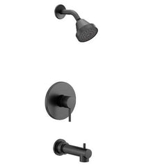 MOEN Moen UT2193EPBL Align One Handle Single Function Bathtub & Shower Faucet in Matte Black (Trim Only)
