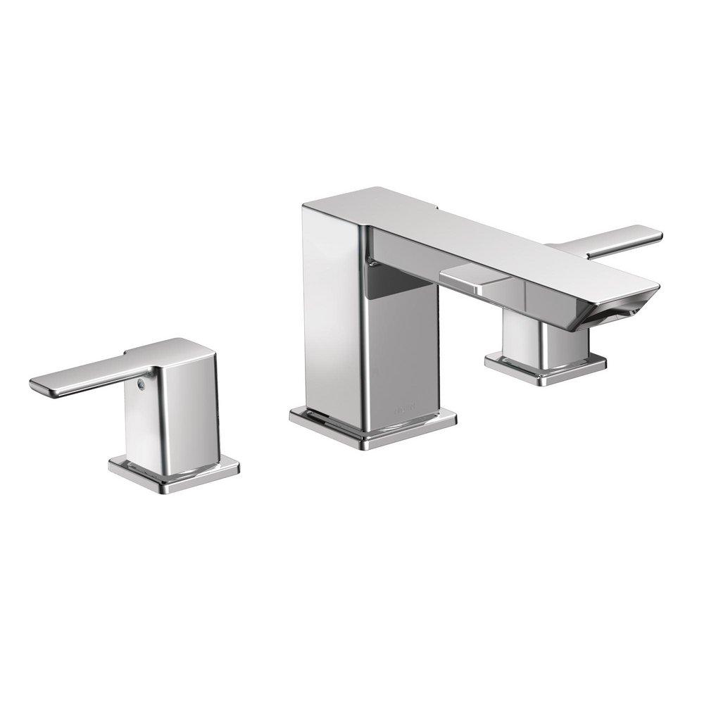 MOEN Moen TS913 90 Degree Two Handle Roman Tub Faucet in Polished Chrome (Trim Only)