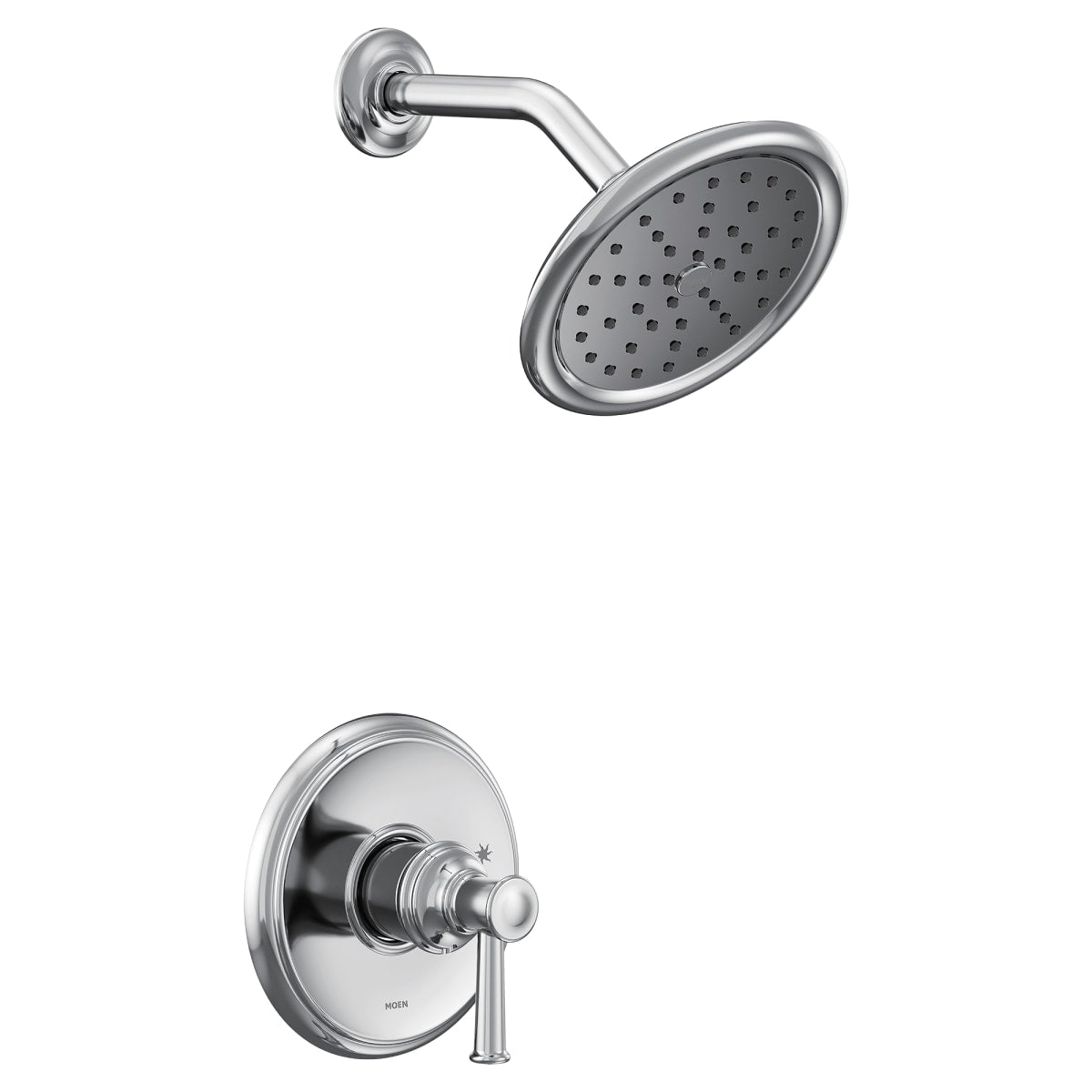 MOEN Moen UT2312EP Belfield One Handle Single Function Shower Faucet in Chrome (Trim Only)