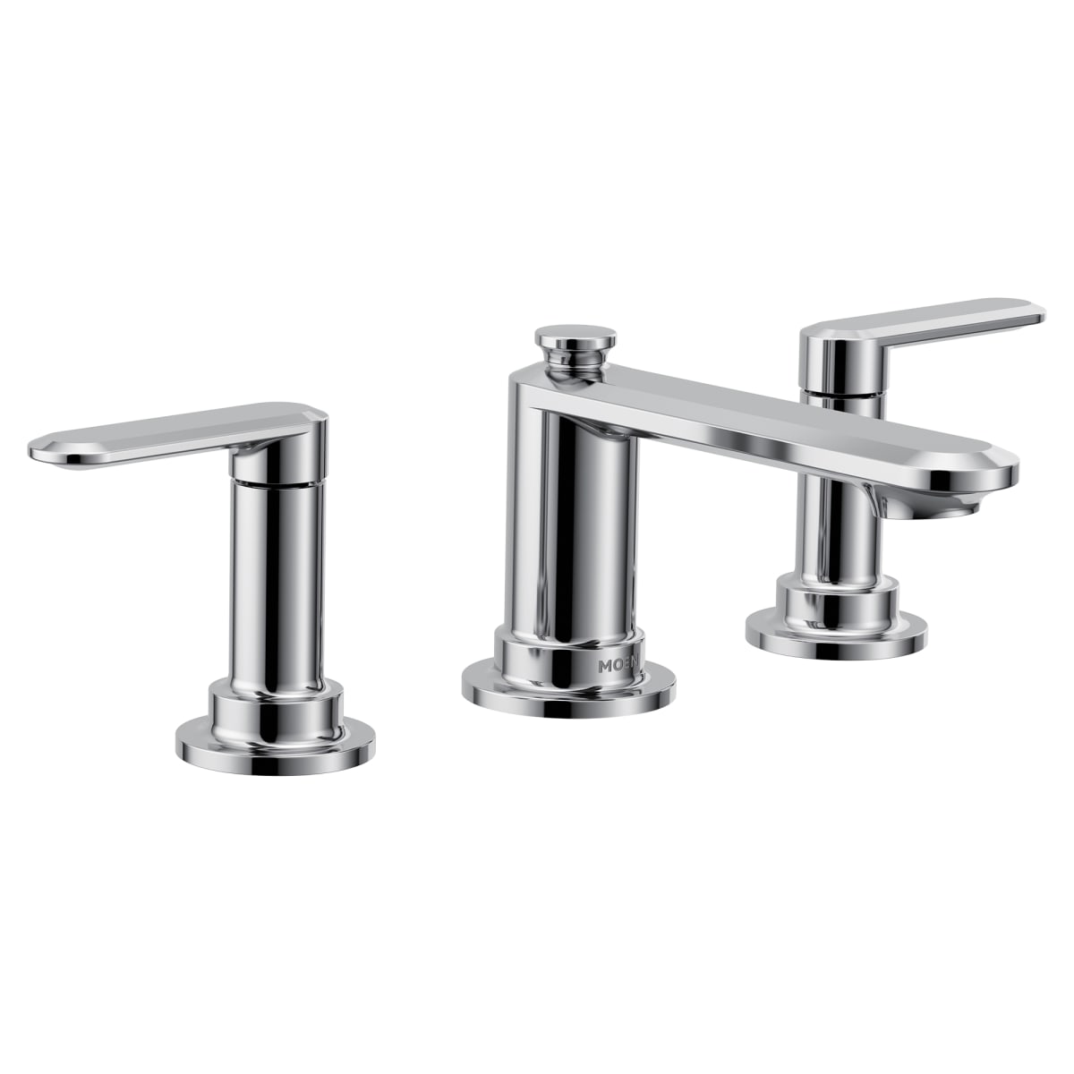 MOEN Moen TV6507 Greenfield 8 in. Widespread Double Handle Bathroom Faucet in Chrome (Valve Included)