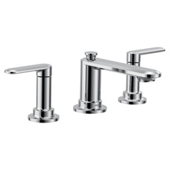 MOEN Moen TV6507 Greenfield 8 in. Widespread Double Handle Bathroom Faucet in Chrome (Valve Included)