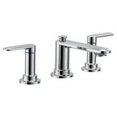 MOEN Moen TV6507 Greenfield 8 in. Widespread Double Handle Bathroom Faucet in Chrome (Valve Included)