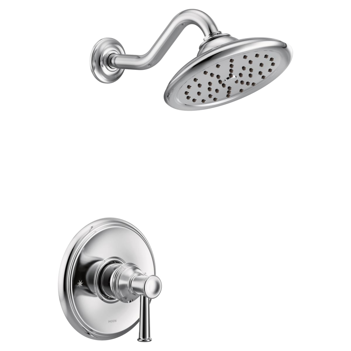 MOEN Moen UT3312EP Moen Belfield M-CORE 3-Series 1-Handle Eco-Performance Shower Trim Kit in Chrome