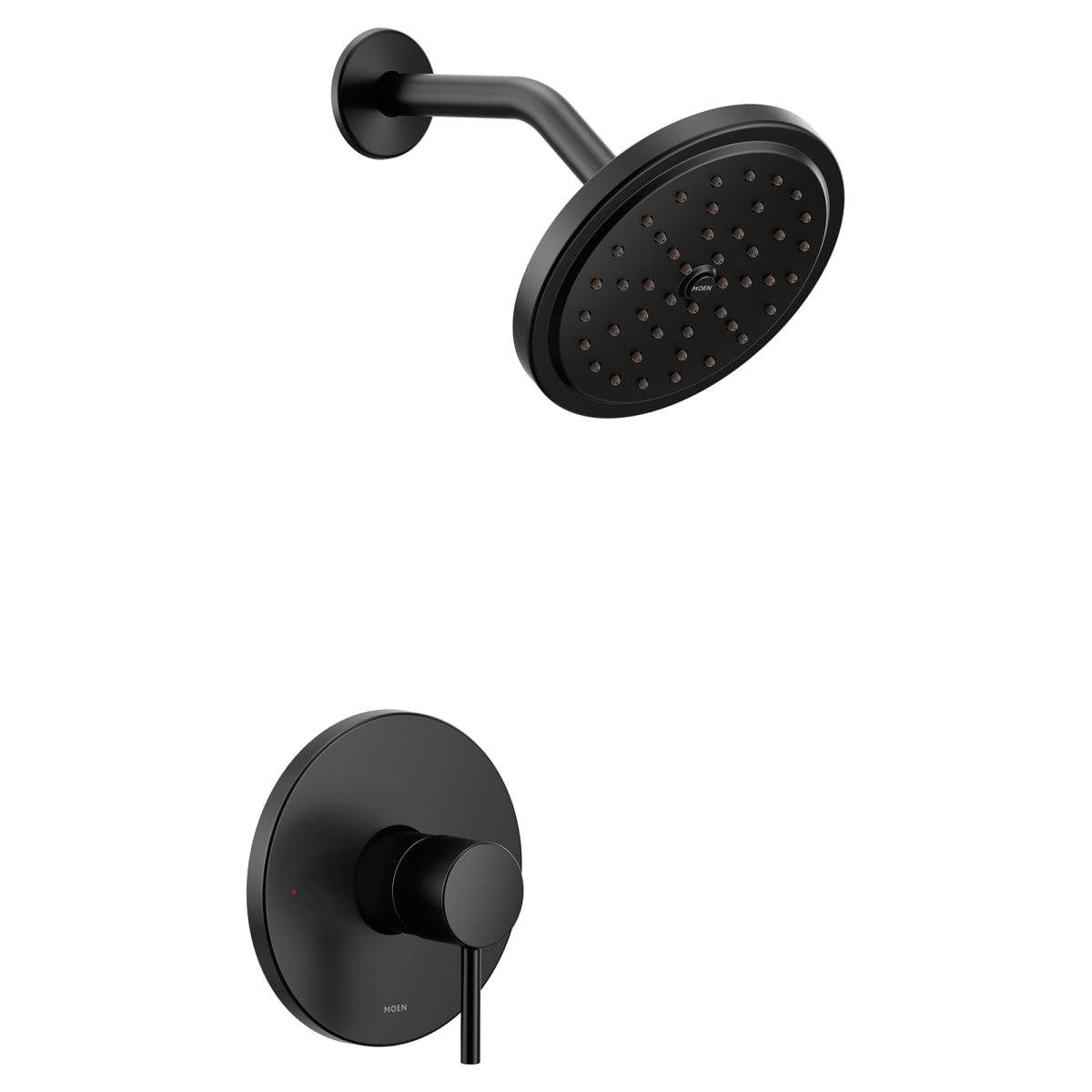 MOEN Moen UT3292BL One Handle Single Function Shower Faucet in Matte Black (Trim Only)