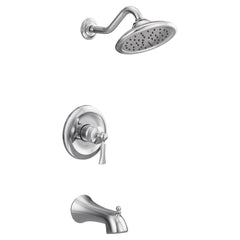 MOEN Moen UT35503 Wynford Single Handle Single Function Bathtub & Shower Faucet in Chrome (Trim Only)