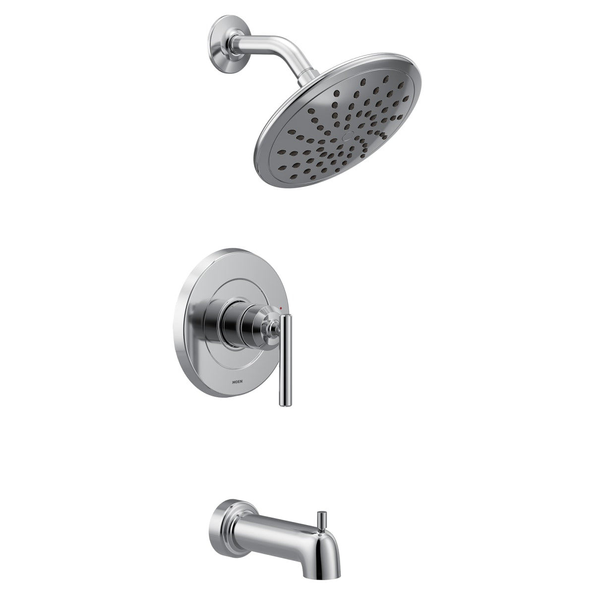 MOEN Moen UT3003EP Gibson M-Core 2-Series Eco Performance 1-Handle Tub and Shower Trim Kit in Chrome (Valve Sold Separately)