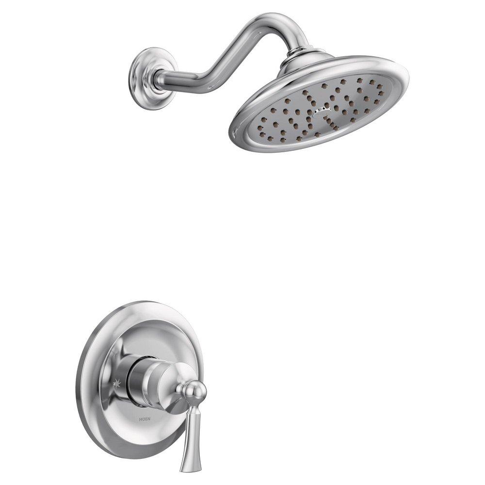 MOEN Moen UT35502 One Handle Single Function Shower Faucet in Chrome (Trim Only)