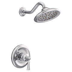 MOEN Moen UT35502 One Handle Single Function Shower Faucet in Chrome (Trim Only)
