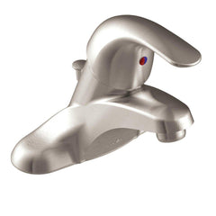 MOEN Moen WSL84502SRN Adler Single Handle Centerset Bathroom Sink Faucet in Spot Resist Brushed Nickel