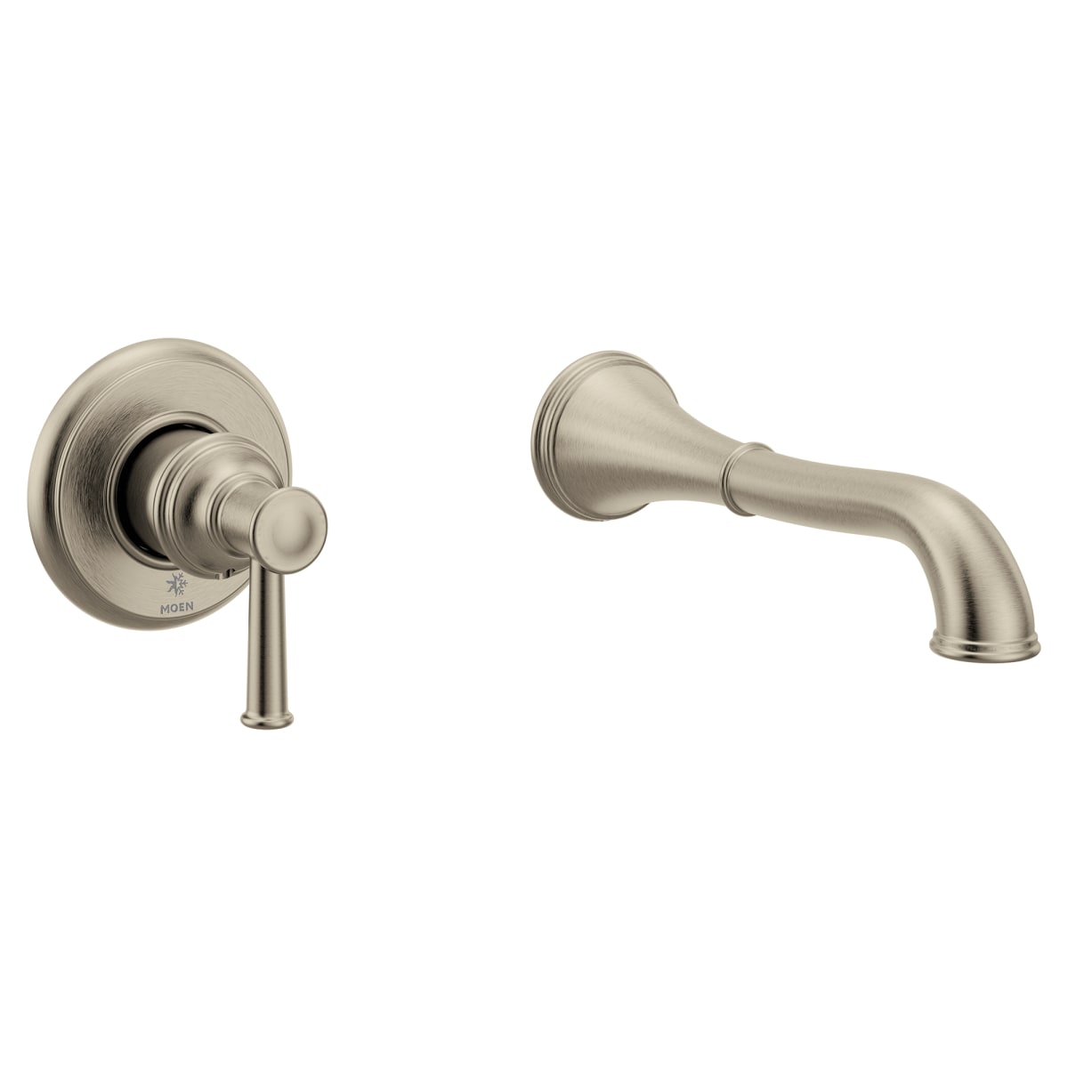 MOEN Moen WT9021BN Moen Belfield Brushed Nickel One-Handle Tub Filler
