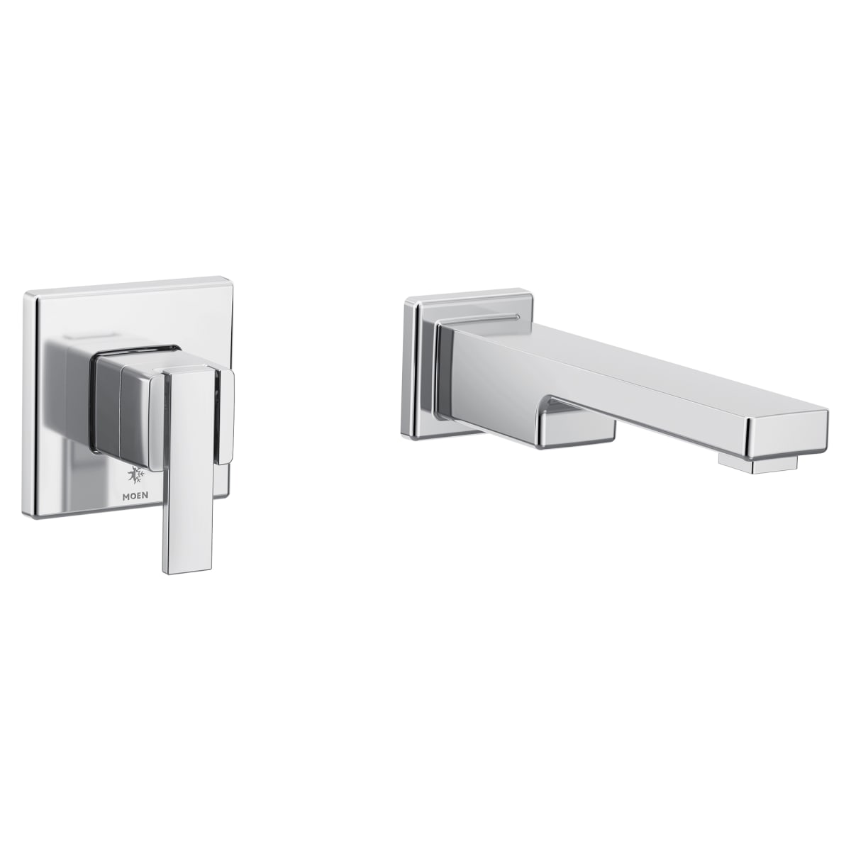 MOEN Moen WTS911 Moen 90 Degree Chrome One-Handle Tub Filler