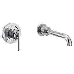 MOEN Moen WT961 Gibson 1-Handle Wall Mount Roman Tub Faucet Trim Kit in Chrome (Valve Not Included)