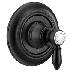 MOEN Moen UTS32205BL Weymouth Single Handle Diverter Valve Trim in Matte Black