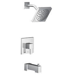 MOEN Moen UTS2713EP 90 Degree M-CORE 2-Series Eco Performance 1-Handle Tub and Shower Trim Kit in Chrome (Valve Sold Separately)