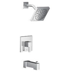 MOEN Moen UTS2713EP 90 Degree M-CORE 2-Series Eco Performance 1-Handle Tub and Shower Trim Kit in Chrome (Valve Sold Separately)