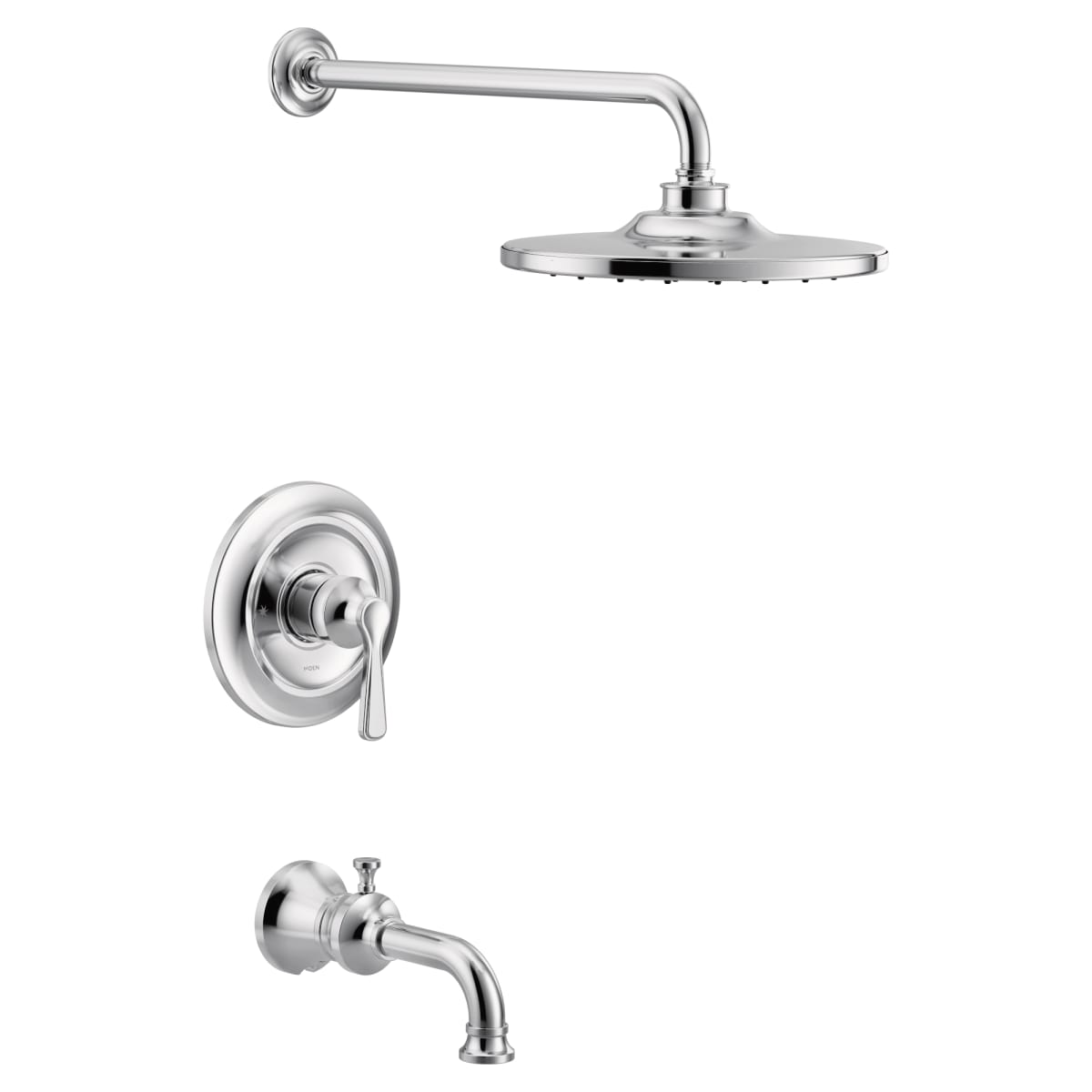MOEN Moen UTS344303EP One Handle Single Function Bathtub & Shower Faucet in Chrome (Trim Only) Replacement MPN
