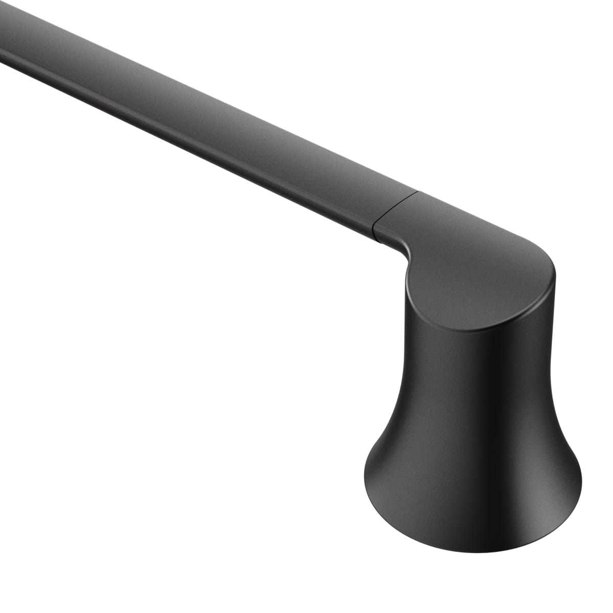 MOEN Moen YB0218BL Doux Matte Black 18 in Towel Bar