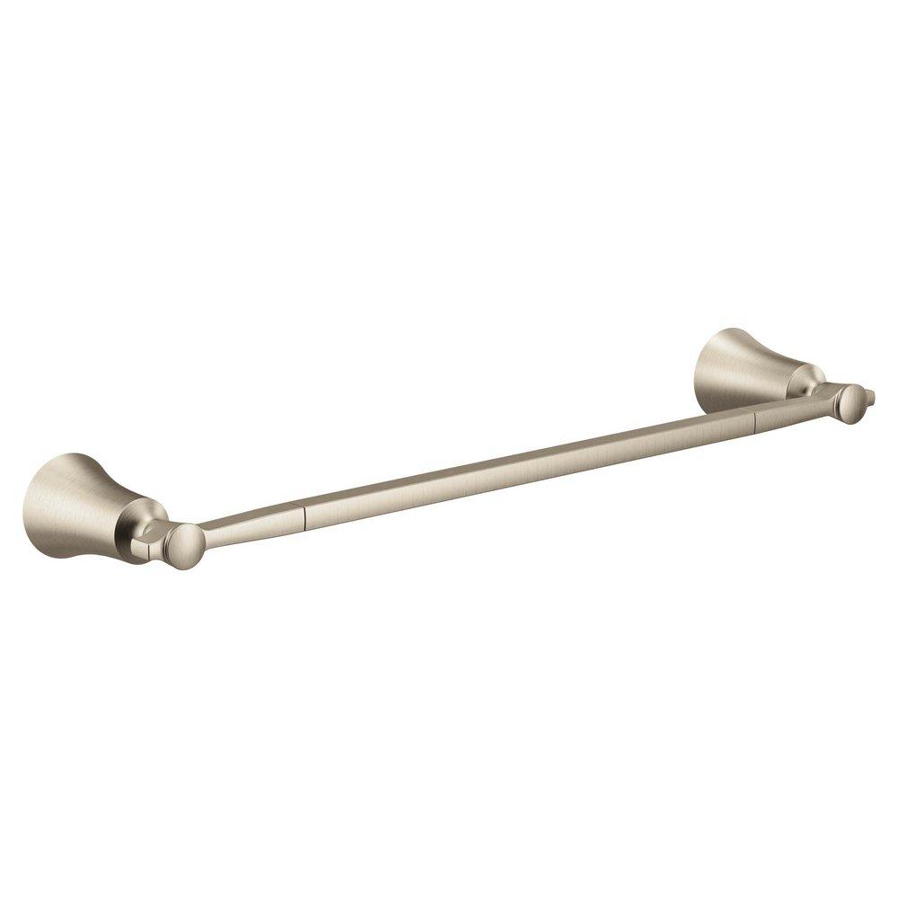 MOEN Moen YB0318BN Flara 18 in. Towel Bar in Brushed Nickel