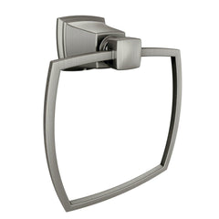 MOEN Moen Y3286BN Boardwalk Rectangular Closed Towel Ring in Brushed Nickel