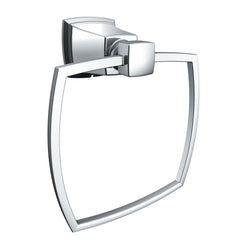 MOEN Moen Y3286CH Boardwalk Rectangular Closed Towel Ring in Polished Chrome