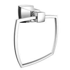 MOEN Moen Y3286CH Boardwalk Rectangular Closed Towel Ring in Polished Chrome