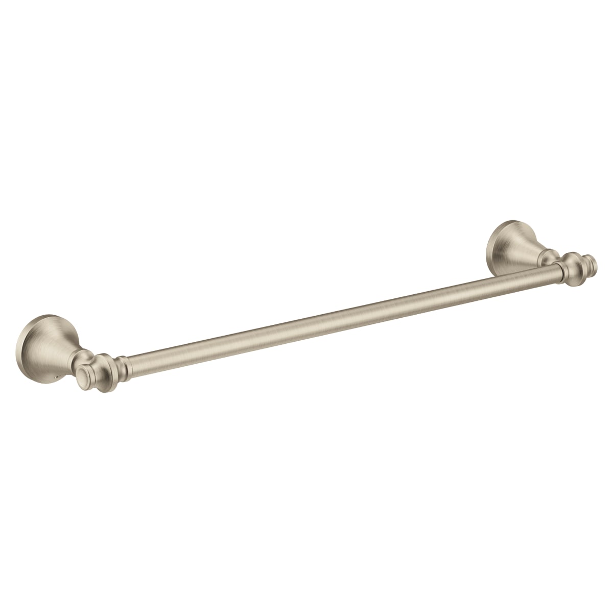 MOEN Moen YB0518BN Colinet Traditional 18-Inch Single Towel Bar in Brushed Nickel