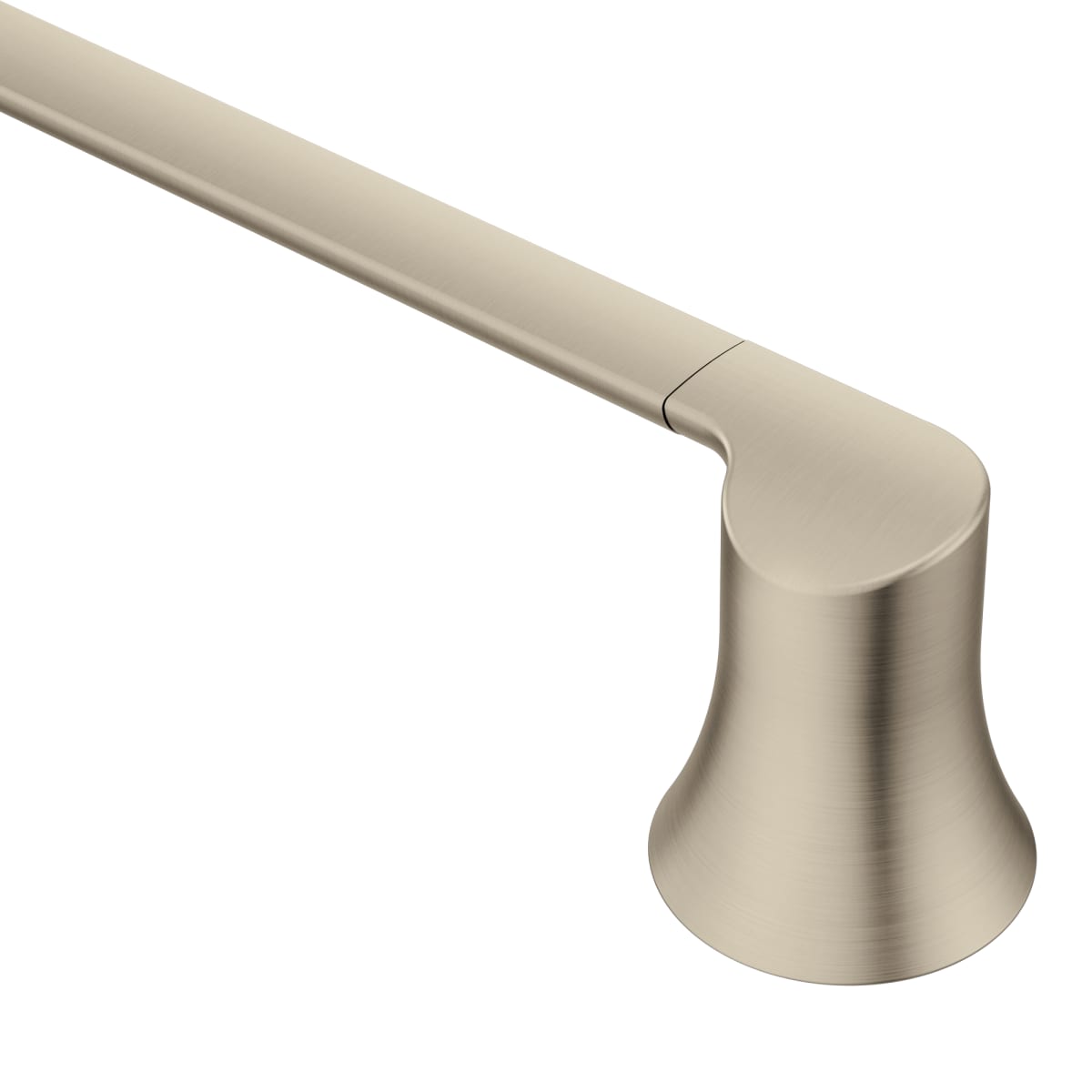 MOEN Moen YB0218BN Doux 18 in Single Towel Bar Brushed Nickel